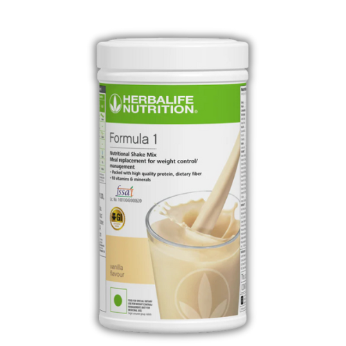 Herbalife Formula 1 Nutritional Shake Mix 500g vanilla flavor pack for meal replacement and weight management