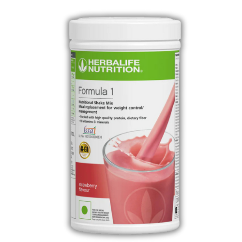 Herbalife Formula 1 Nutritional Shake Mix Strawberry flavor pack for meal replacement and weight management