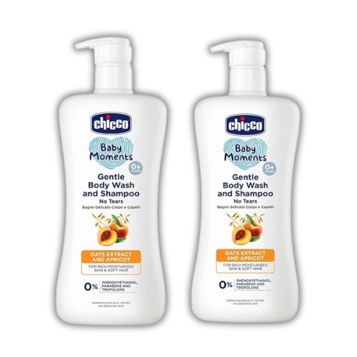 Chicco Gentle Body Wash and Shampoo 500ml (Pack of 2) (500 ml, Pack of 2)